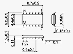 ЭКФ1533ИЕ19 микросхема фото 2 ЭКФ1533ИЕ19 микросхема фото 2