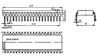 КР580ВК91А микросхема фото 2