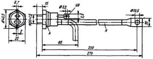 Т100-10 тиристор фото 3