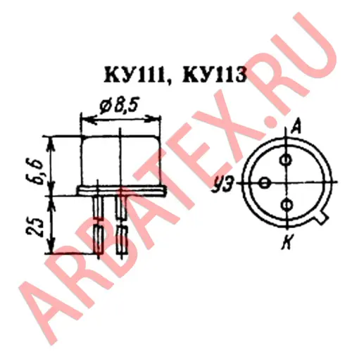 КУ111А тиристор фото 2 КУ111А тиристор фото 2