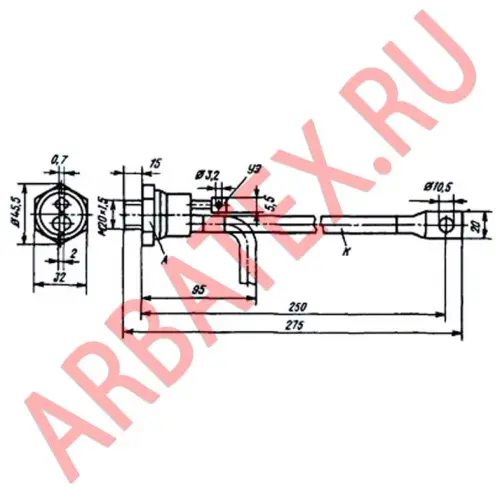 Т100-12 тиристор фото 3