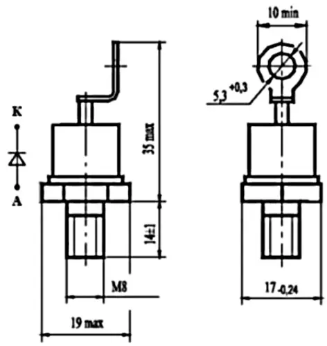 2Д132-80Х-05-В2 диод фото 2 2Д132-80Х-05-В2 диод фото 2