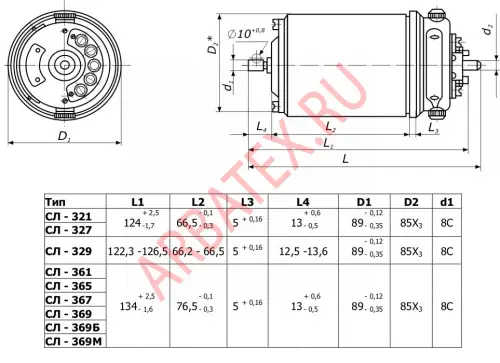 СЛ-369 электродвигатель фото 6