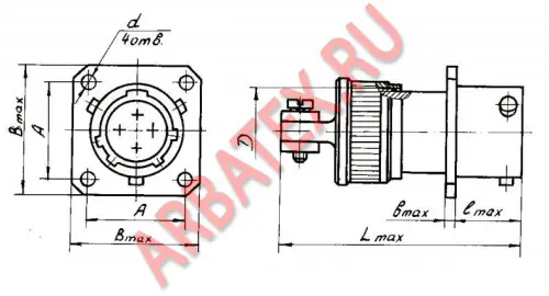 СНЦ23-7/22Р-2-В-В розетка фото фото 2 СНЦ23-7/22Р-2-В-В розетка Разъемы разное фото фото 2