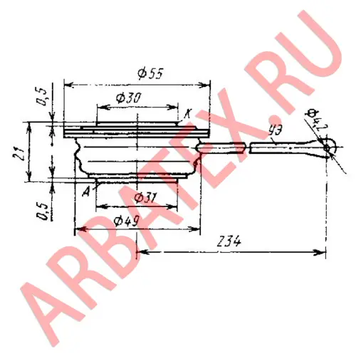 Т16-320-12 тиристор фото 2