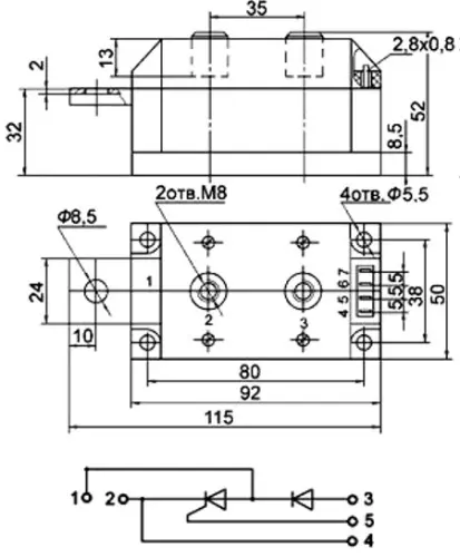 МТД-250-12 силовой модуль фото 3
