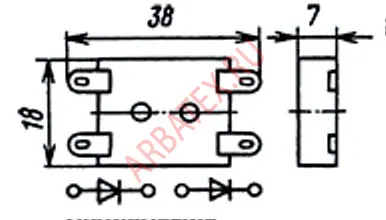 КД205В диод выпрямительный (сборка) фото 2 КД205В диод выпрямительный (сборка) фото 2
