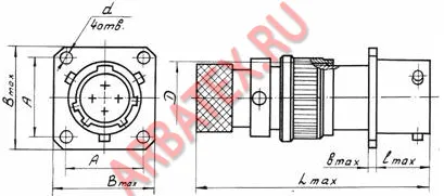 СНЦ23-7/22Р-1-Б-В розетка фото фото 2 СНЦ23-7/22Р-1-Б-В розетка Разъемы разное фото фото 2