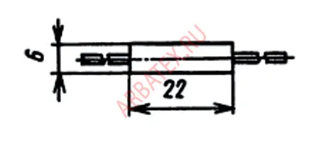 КЦ106Г столб кремниевый фото 2 КЦ106Г столб кремниевый фото 2