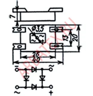 КЦ402Г диодный мост фото 2 КЦ402Г диодный мост фото 2