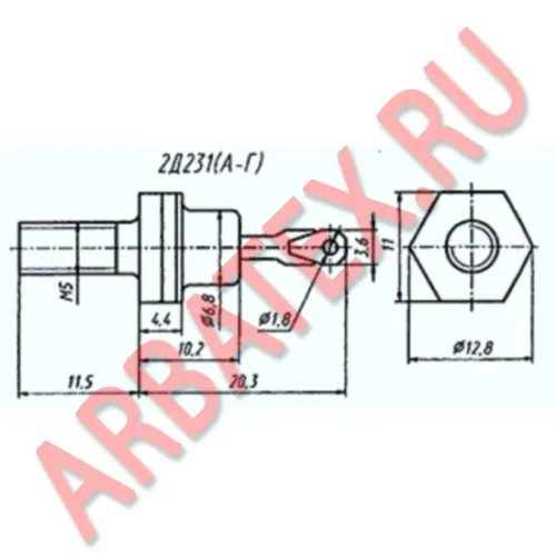 2Д231В диод фото 3 2Д231В диод фото 3