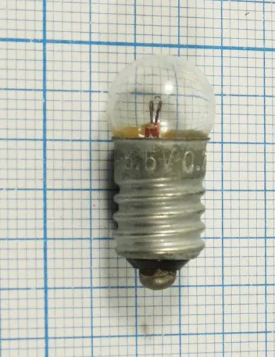 МН-3.5-0.26 Е10/13 лампа накаливания фото 2 МН-3.5-0.26 Е10/13 лампа накаливания фото 2