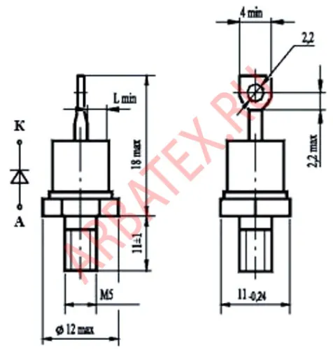 Д112-25-11 диод фото 2